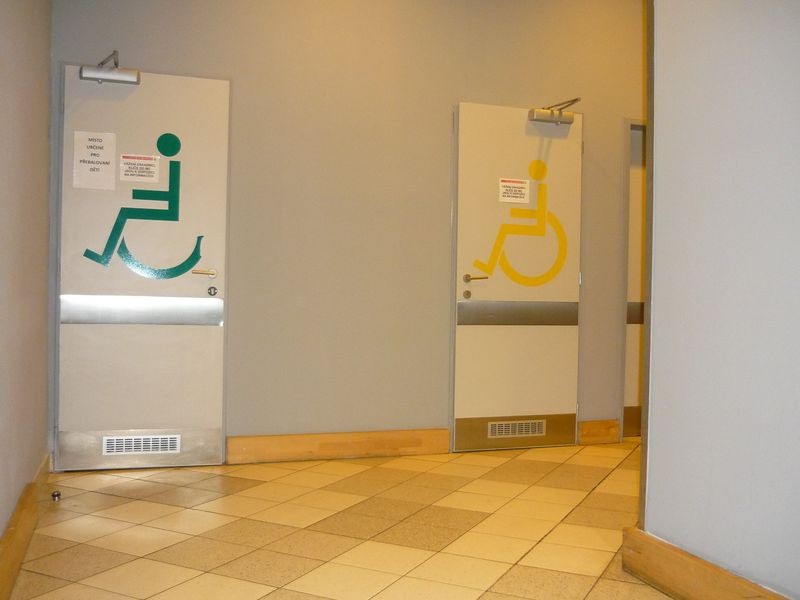bezbariérové WC