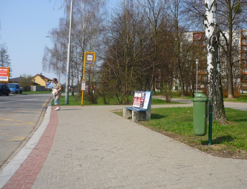 autobusová zastávka Bědřicha Nikodéma