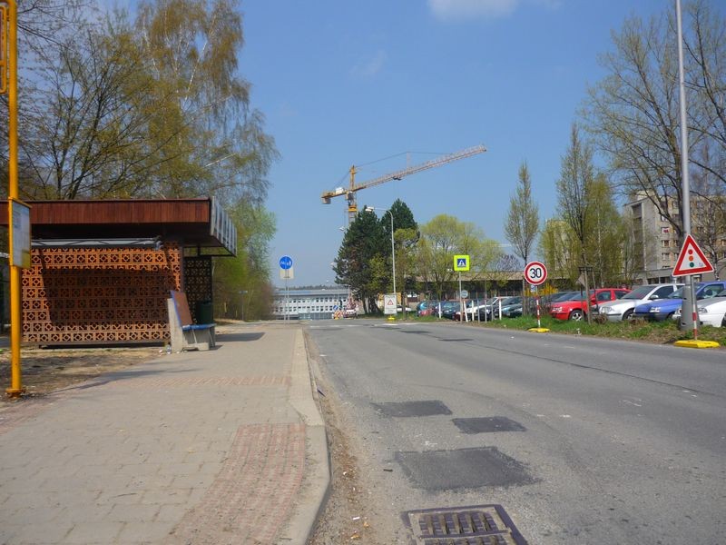 autobusová zastávka Studentské koleje