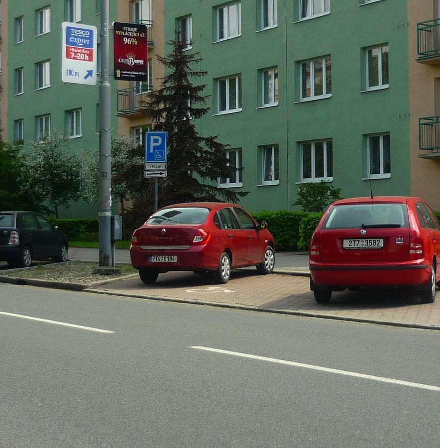 Vyhrazené parkoviště