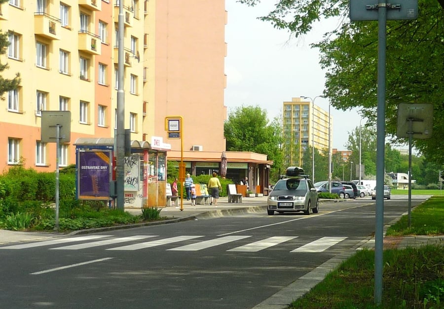 autobusová zastávka Francouzská