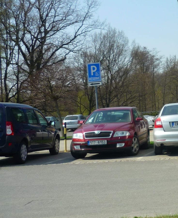 Vyhrazené parkoviště