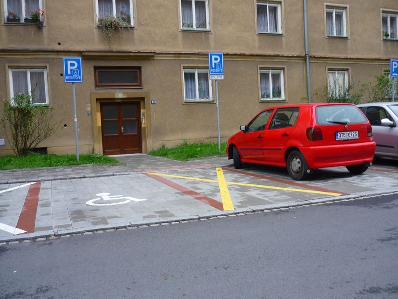 Vyhrazené parkoviště