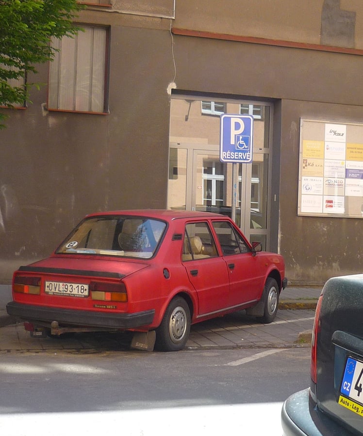 Vyhrazené parkoviště