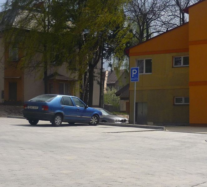 Vyhrazené parkoviště