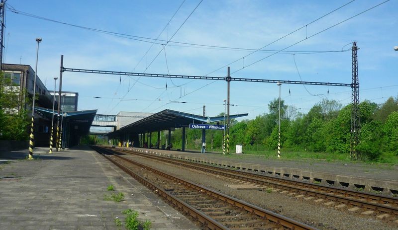 vlaková zastávka Vítkovice