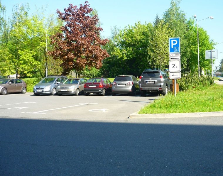 Vyhrazené parkoviště