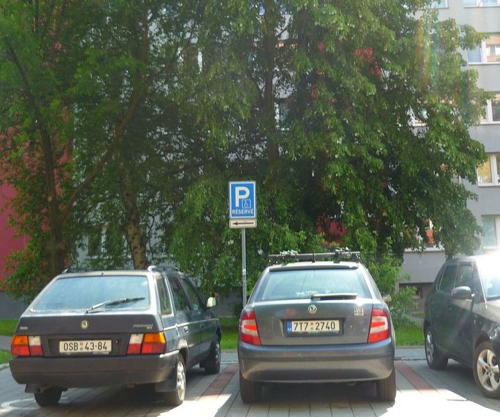 Vyhrazené parkoviště