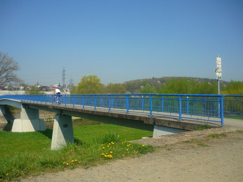 Lávka přes řeku Odru Ostrava