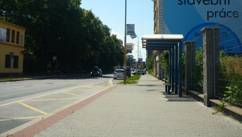 autobusová zastávka Lidická