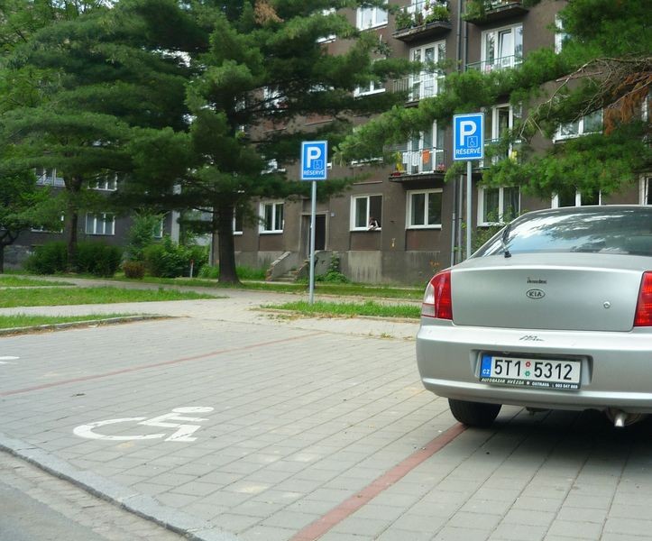 Vyhrazené parkoviště