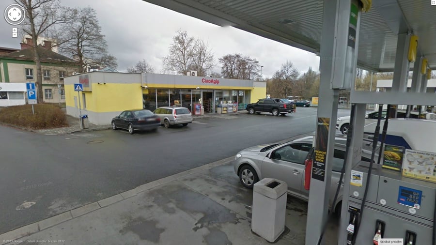 Čerpací stanice Ciao AGIP (Palackého ul.)