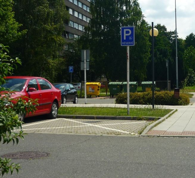 Vyhrazené parkoviště