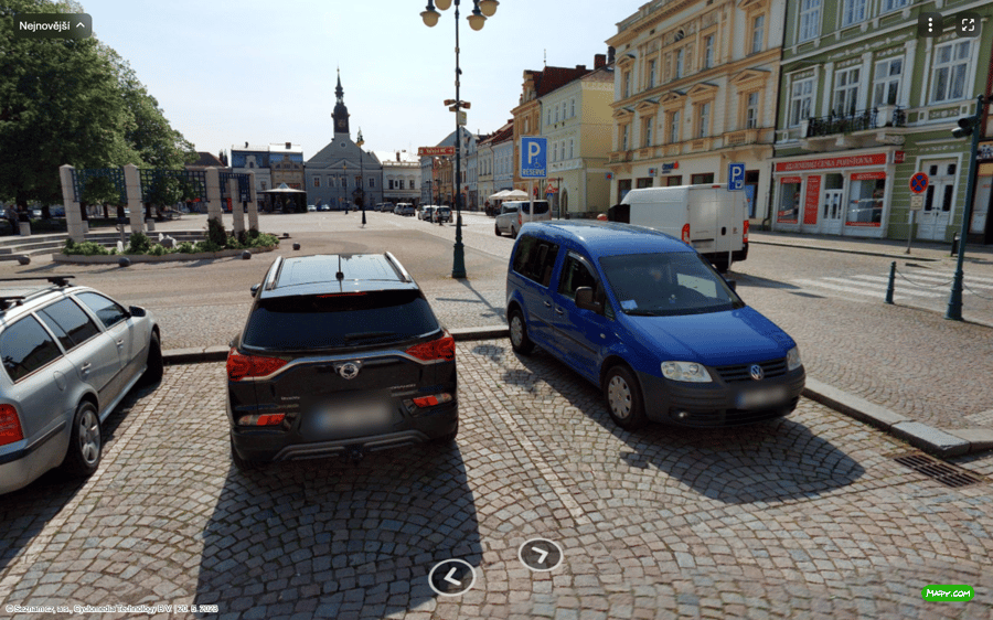 Parkoviště nám. P. Otakara, Vysoké Mýto