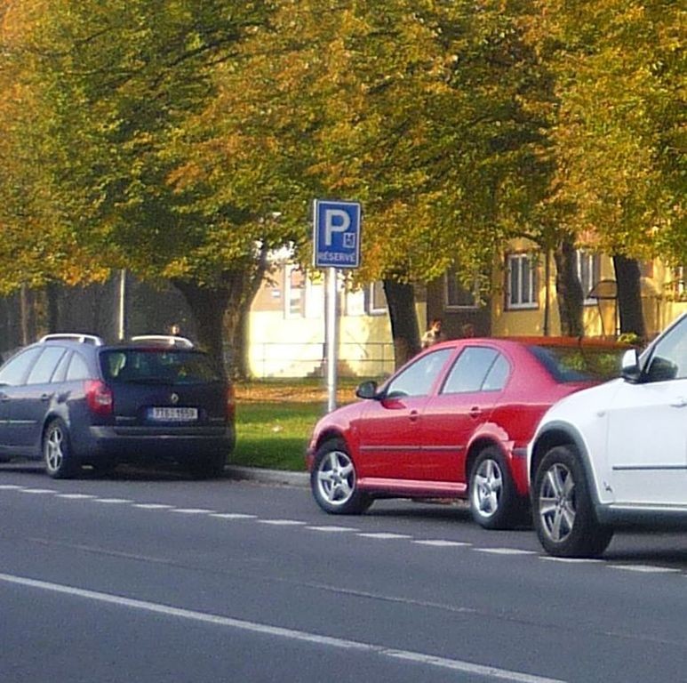 Vyhrazené parkoviště