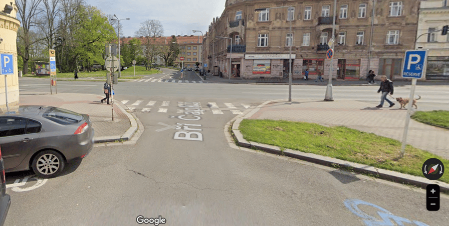 Parkoviště  Pospíšilova ul., Hradec Králové 