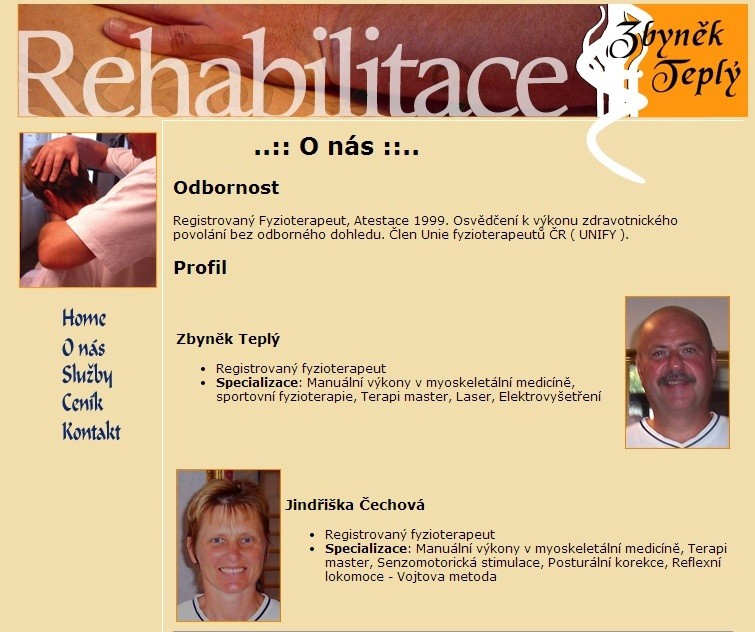Rehabilitace Zbyněk Teplý - Roudnice nad Labem