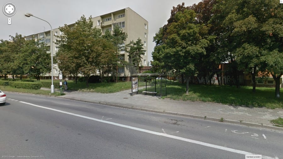 autobusová zastávka Velkomoravská
