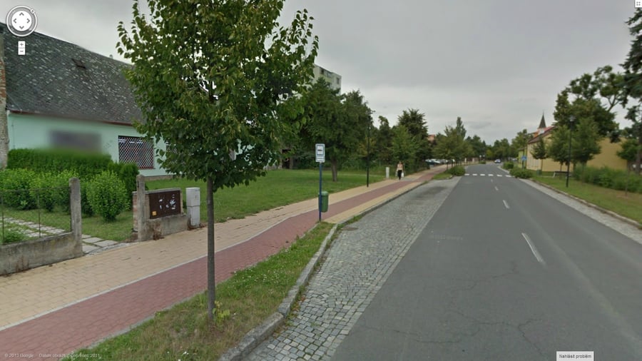 autobusová zastávka Holice