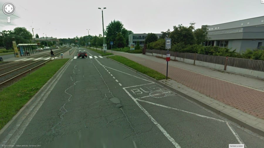 autobusová zastávka Envelopa