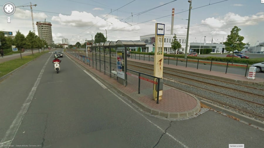 tramvajová zastávka Envelopa