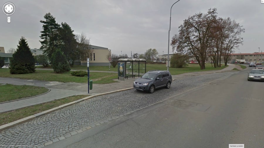 autobusová zastávka Envelopa