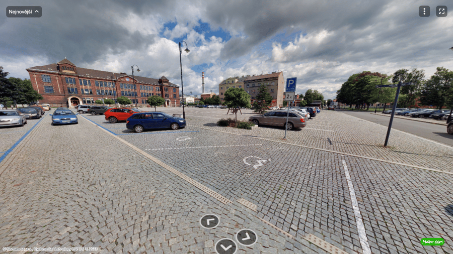 Parkoviště nám. J. z Poděbrad, Ostrava