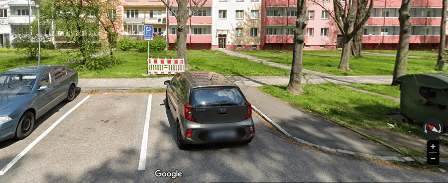 Parkoviště, ul. Josefa Skupy, Ostrava 8
