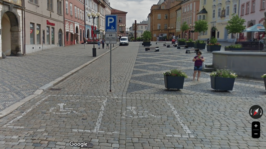 Parkoviště Krále Jiřího z Poděbrad, Cheb 