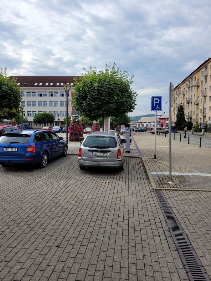 Parkoviště nám. Republiky, Blansko 