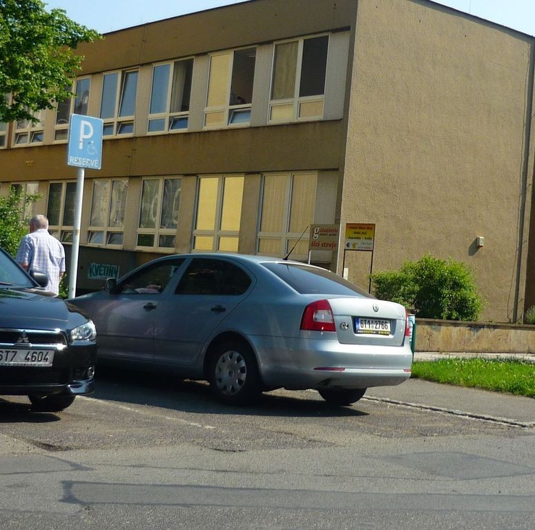 Vyhrazené parkoviště