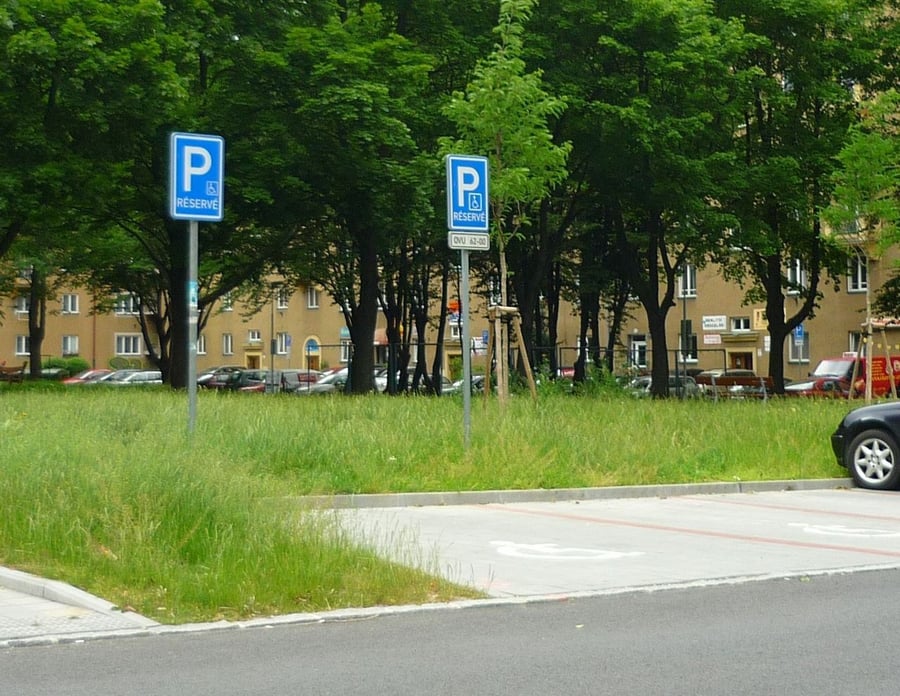 Vyhrazené parkoviště