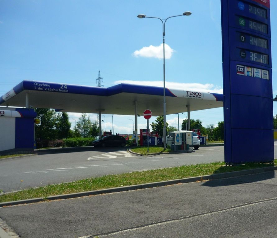 Čerpací stanice Tesco Ostrava-Třebovice