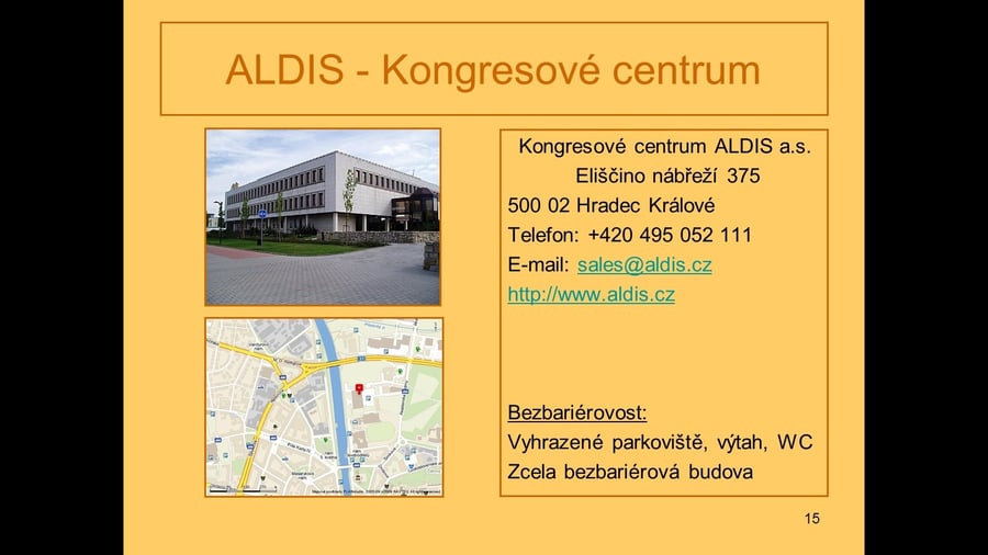 Aldis - Kongresové centrum