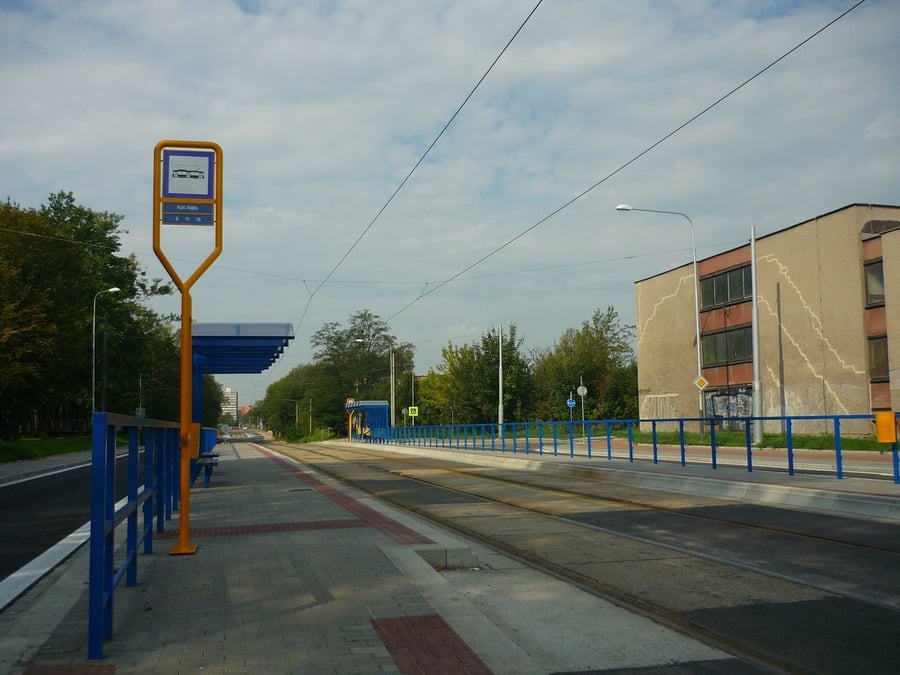Tramvajová zastávka MHD Kpt. Vajdy