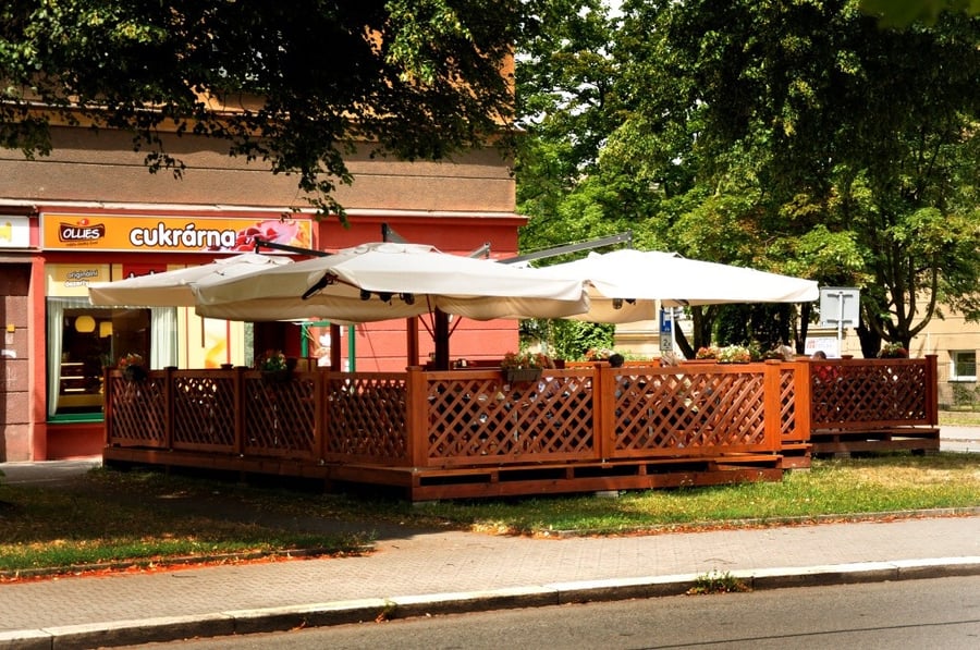 Cukrárna Ollies. Porubská ul. Ostrava