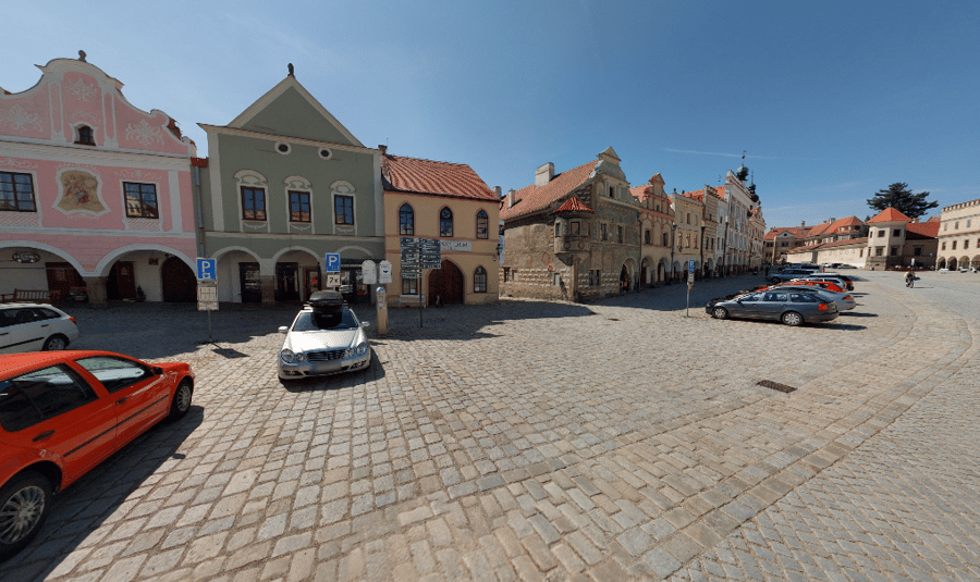 Parkoviště nám. Zachariáše z Hradce, Telč