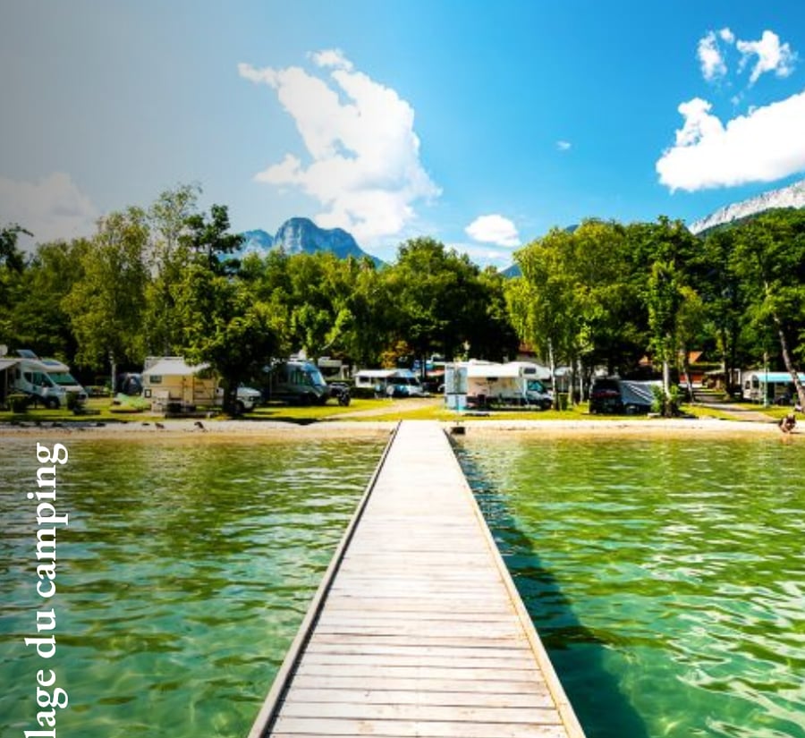 Autokemping Le Lac Bleu, Annecy-Francie