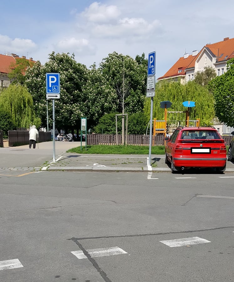 Vyhrazené parkovací místo