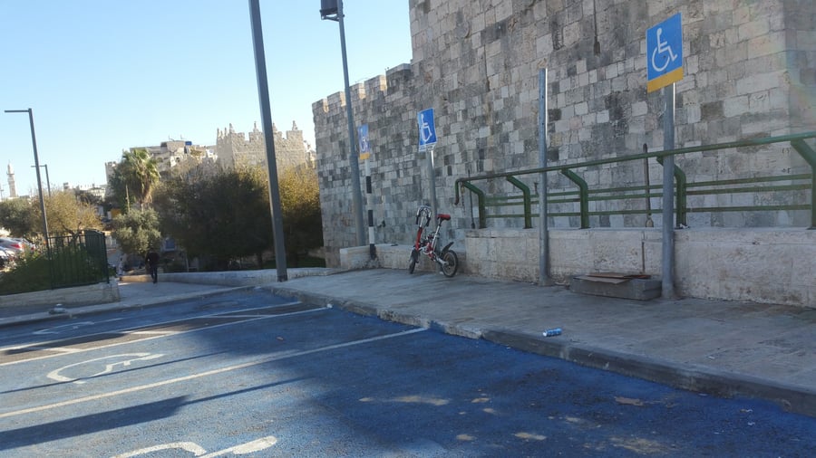 Parkoviště u Damašské brány Jeruzalém, Izrael