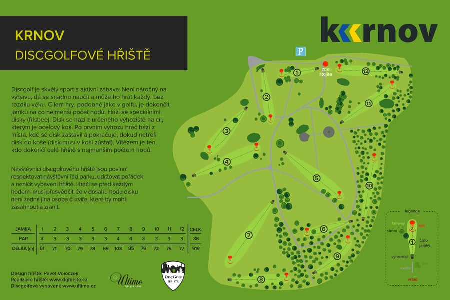 Discgolfové hřiště Krnov