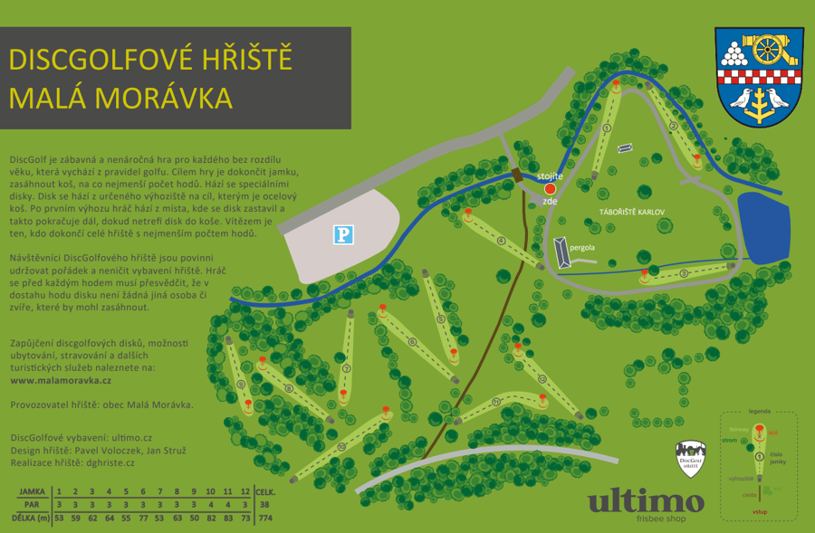 Discgolfové hřiště Malá Morávka