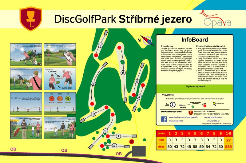 DiscGolfPark Stříbrné jezero Opava