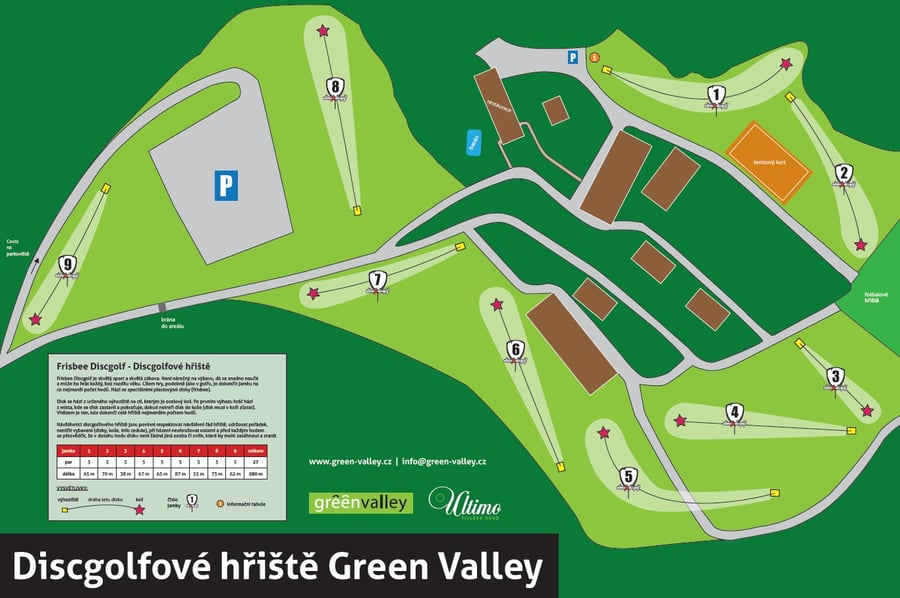 Discgolfové hřiště Green Valley Chotýšany