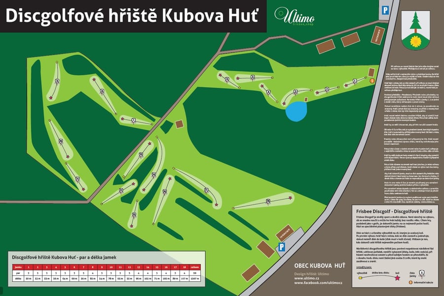 DiscGolfové hřiště Kubova Huť