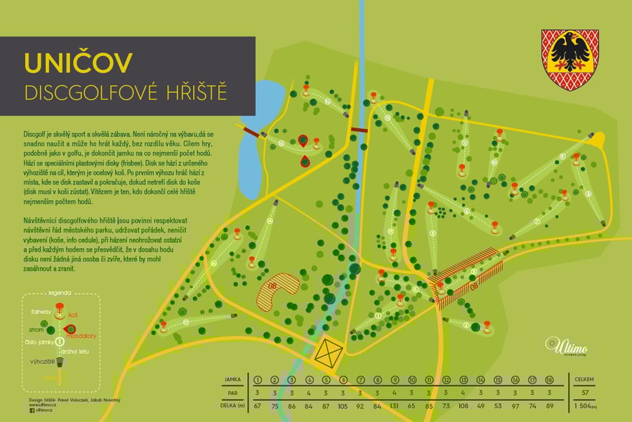 DiscGolfové hřiště Uničov