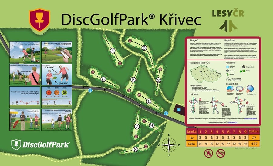 DiscGolfPark Křivec Třinec