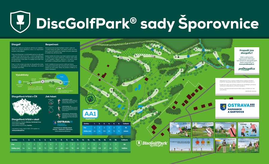 DiscGolfPark sady Šporovnice