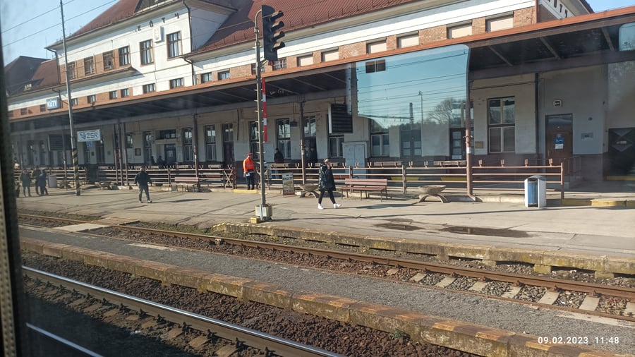 Železničná stanica. (Kúty)