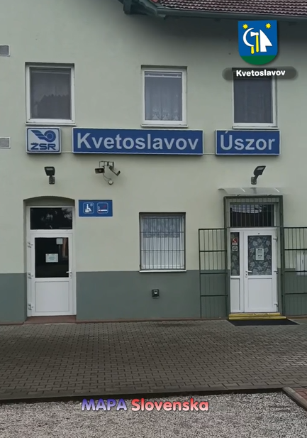 Železničná stanica "Kvetoslavov". (Kvetoslavov, POI08)